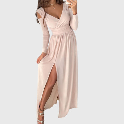 Beverly - Long elegant split dress