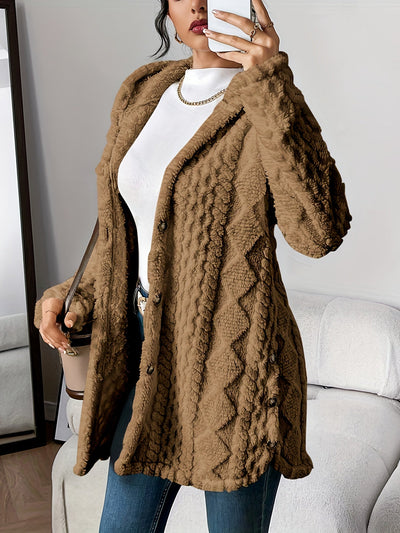 Ivy | Plush Hooded Cardigan