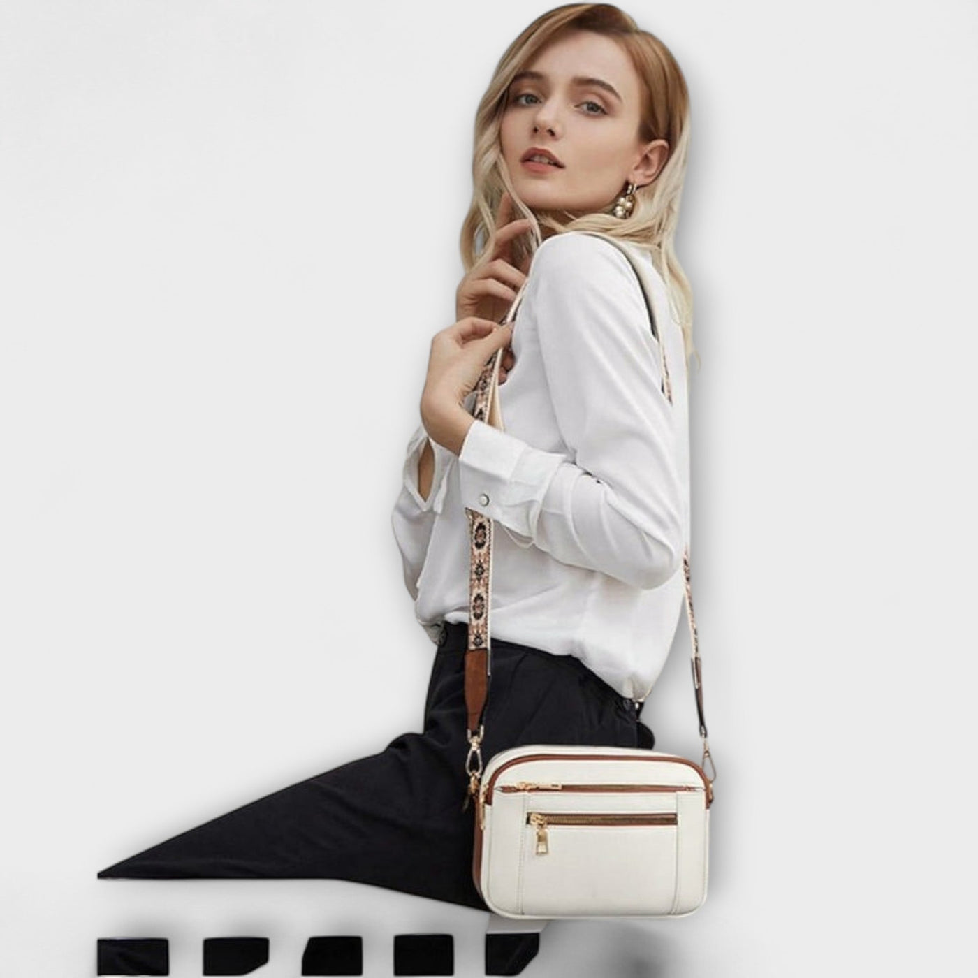 Mire | Elegant shoulder bag in leather