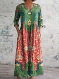 Elin | Dress with Vintage Floral Print