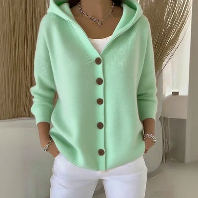 Carol | Hooded cozy cardigan
