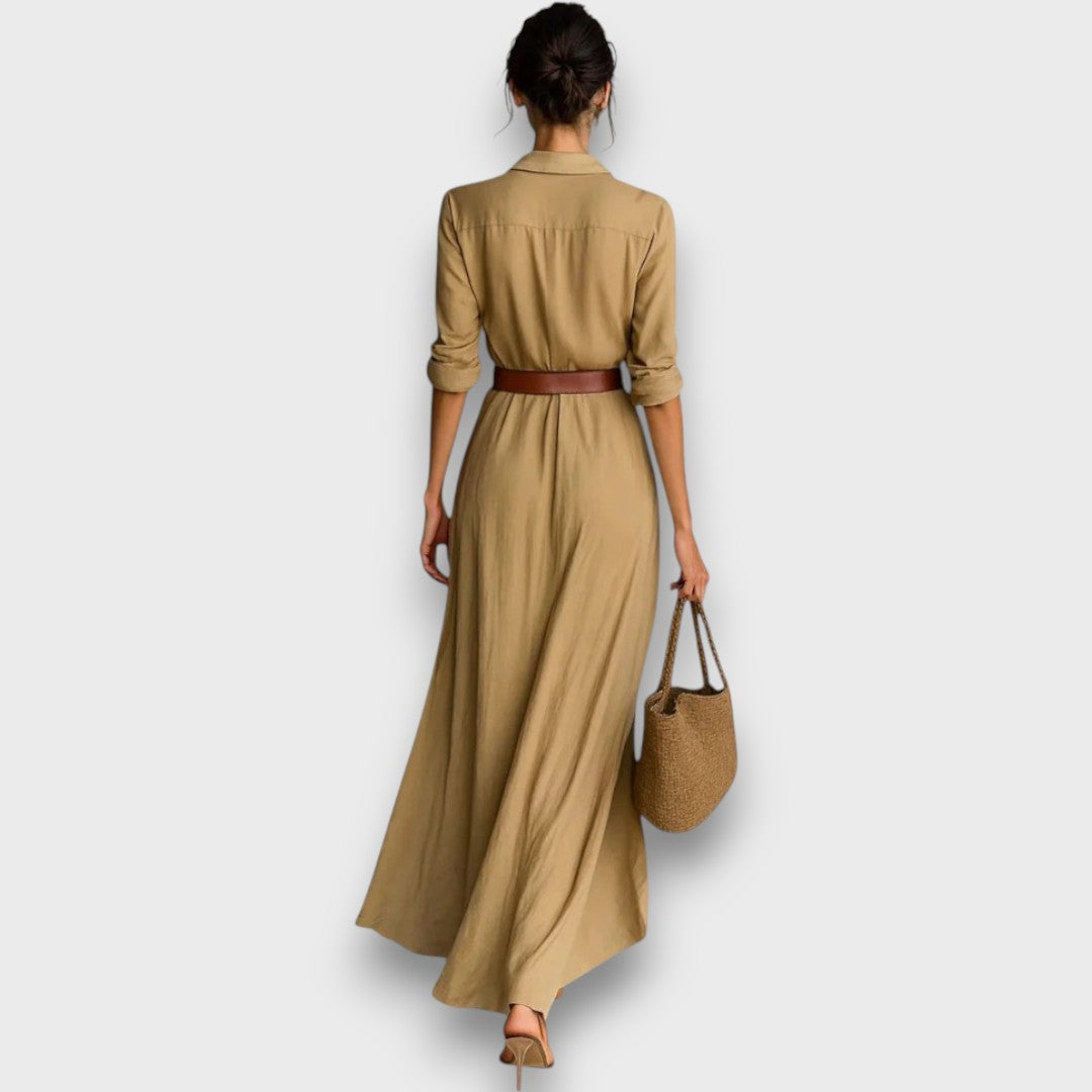 Tina | Wrap Dress with Belt at the Waist