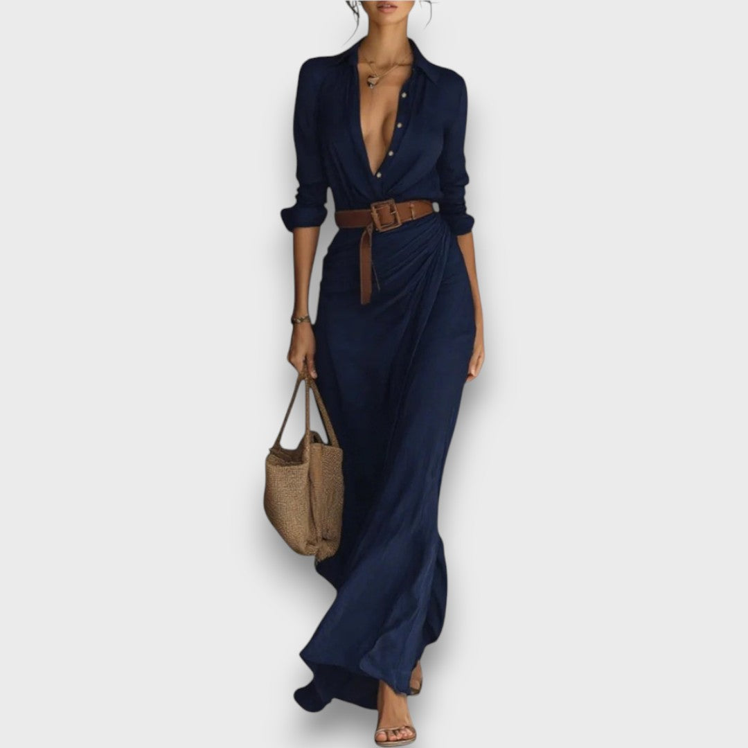 Paula | Wrap dress with belt