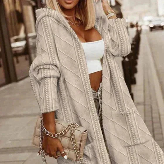 Margrit | Long knit cardigan