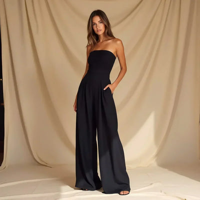 Tina - Strapless jumpsuit