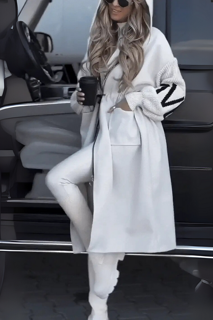 Rosalie | Elegant Hooded Coatigan