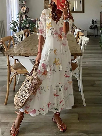Jessica - Boho Midi Dress